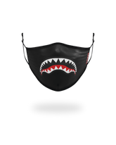 ADULT SHARK LOGO (BLACK) FORM-FITTING FACE MASK