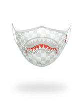 SHARKS IN PARIS (WHITE) FORM-FITTING MASK