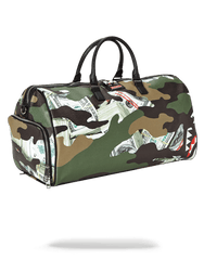 CAMO MONEY SHARK DUFFLE