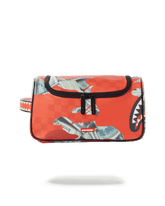 MONEY CAMO (RED) TOILETRY BAG