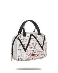 OFFICIAL BASQUIAT UNTITLED (CHEESE POPCORN) 1983 HANDBAG