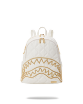 RIVIERA LE BLANC GOLD CHAIN SHARK SAVAGE BACKPACK