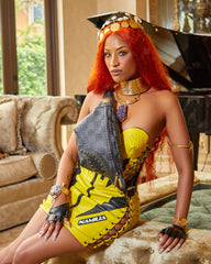 OBSIDIAN STUNNER A.i.6 SANDFLOWER COLLAB SAVVY CROSSBODY