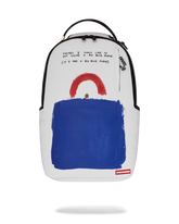 KEITH HARING BIG BLUE PURSE ART BACKPACK