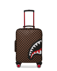 EXTERIOR GOLD ZIP POCKET SHARKS IN PARIS JETSETTER CARRY-ON LUGGAGE