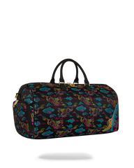 EMBROIDERED DRAGONS DUFFLE