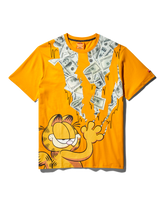 GARFIELD CAT STRATCH GRAPHIC T-SHIRT (ORANGE)