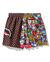STICKER CREW SWIM SHORTS