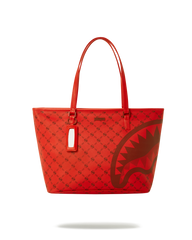 MONEY PATTERN BRICK TOTE