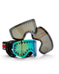 SKY HIGH SEEKERS ARCTIC SKI GOGGLES (3 INTERCHANGEABLE LENSES)