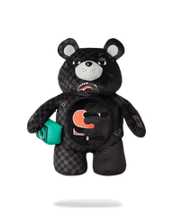 SPEED SHARK SIDE SWIPE MONEYBEAR TEDDY BEAR BACKPACK
