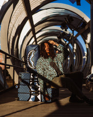 MIDNIGHT MAGIC SHARKS IN PARIS DUFFLE