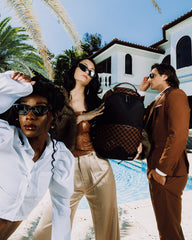 MAISON CHECK BACKPACK