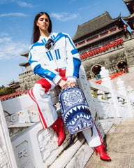 PORCELAIN TIGER PHOENIX SHARK BACKPACK