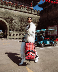 MADE OF WOVEN LABELS SHARK BACKPACK