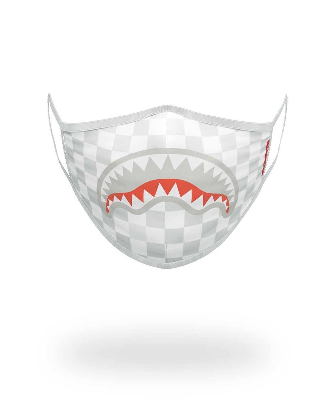 SHARKS IN PARIS (WHITE) FORM-FITTING MASK