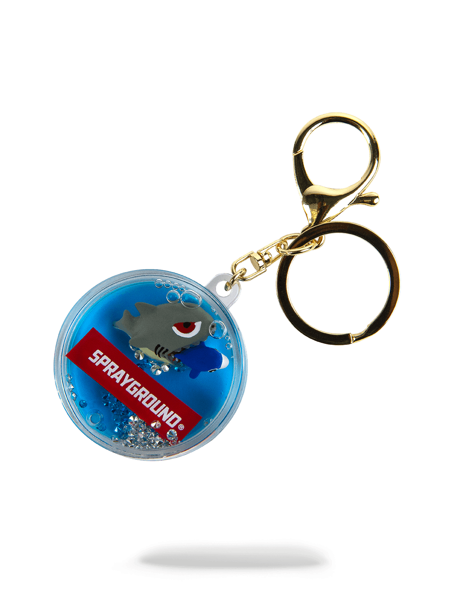FISH TANK LIQUID KEYCHAIN