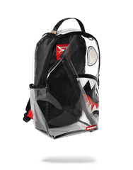 ANGLED 20/20 VISION SHARK CLEAR BACKPACK