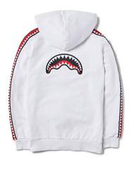 SHARKTRACK SPUCCI ZIPUP HOODIE (WHITE)