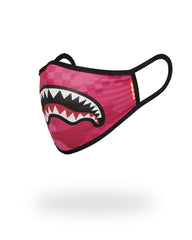 PINK ANIME SHARK FORM-FITTING MASK