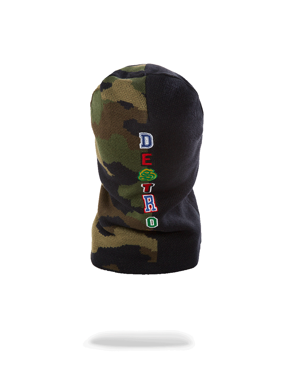 CAMO DESTROY SKI MASK