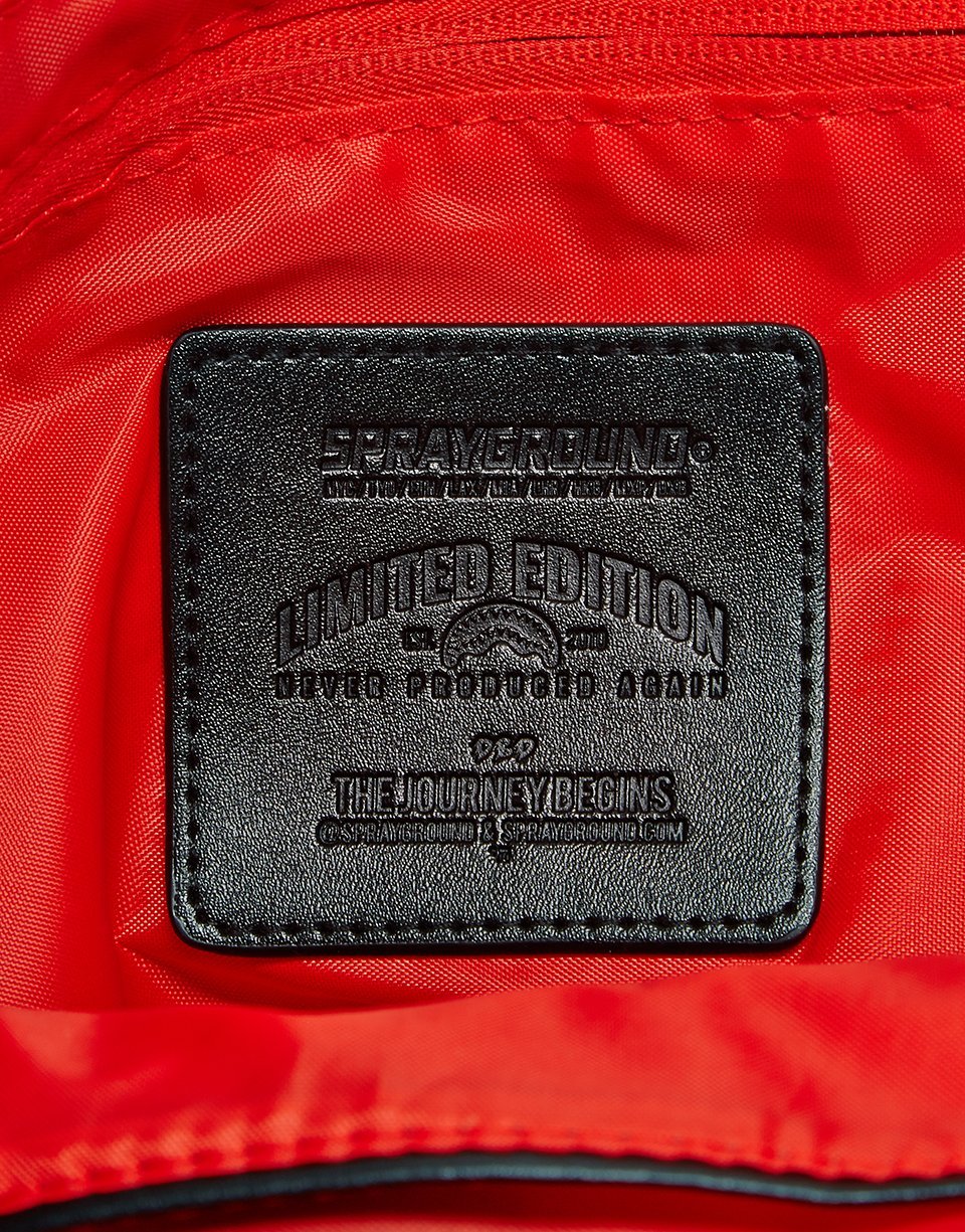 RED LEOPARD MONEY TRAVEL CASE