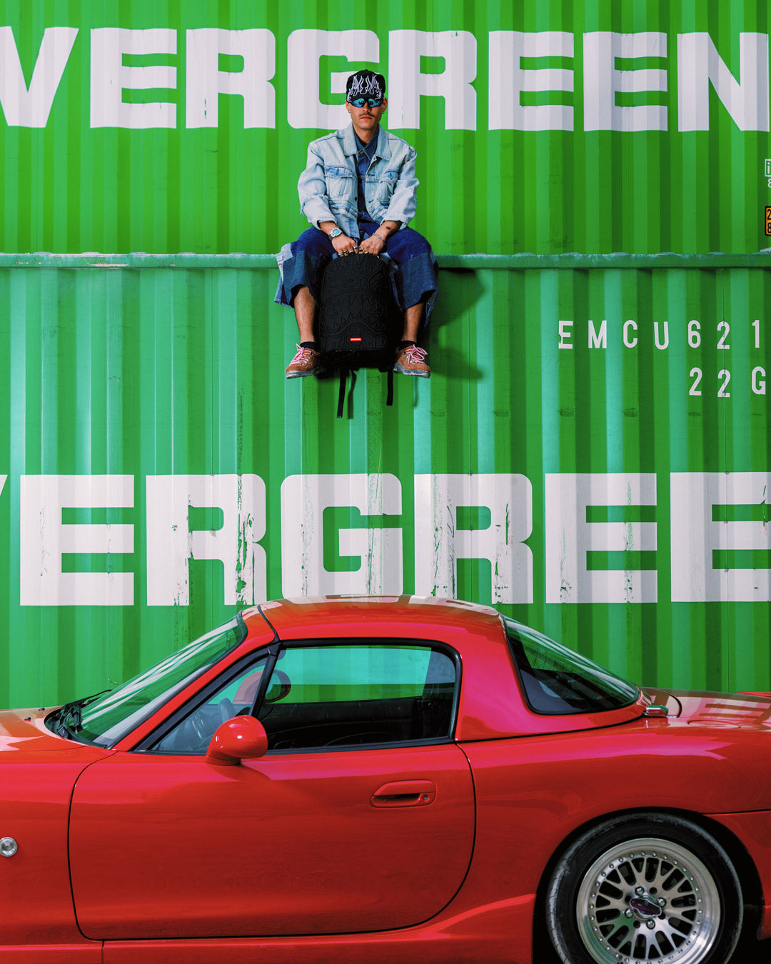 MYTHICAL MONOGRAM SHARK BACKPACK