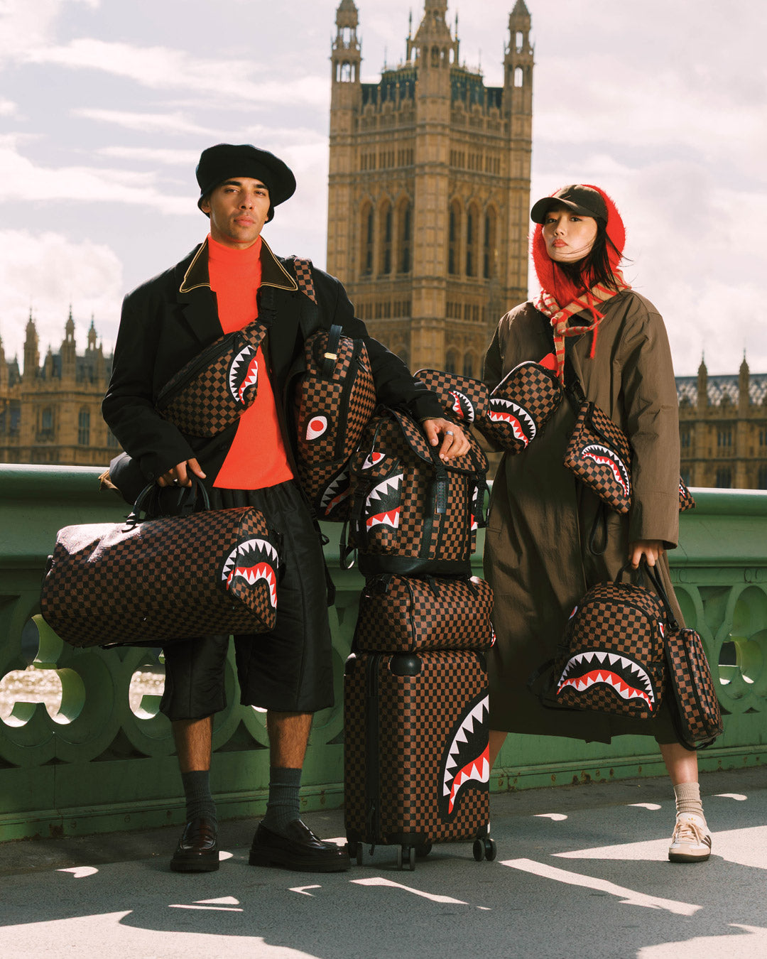 THE PRIVATE JET SHARK CLUB MESSENGER SLING