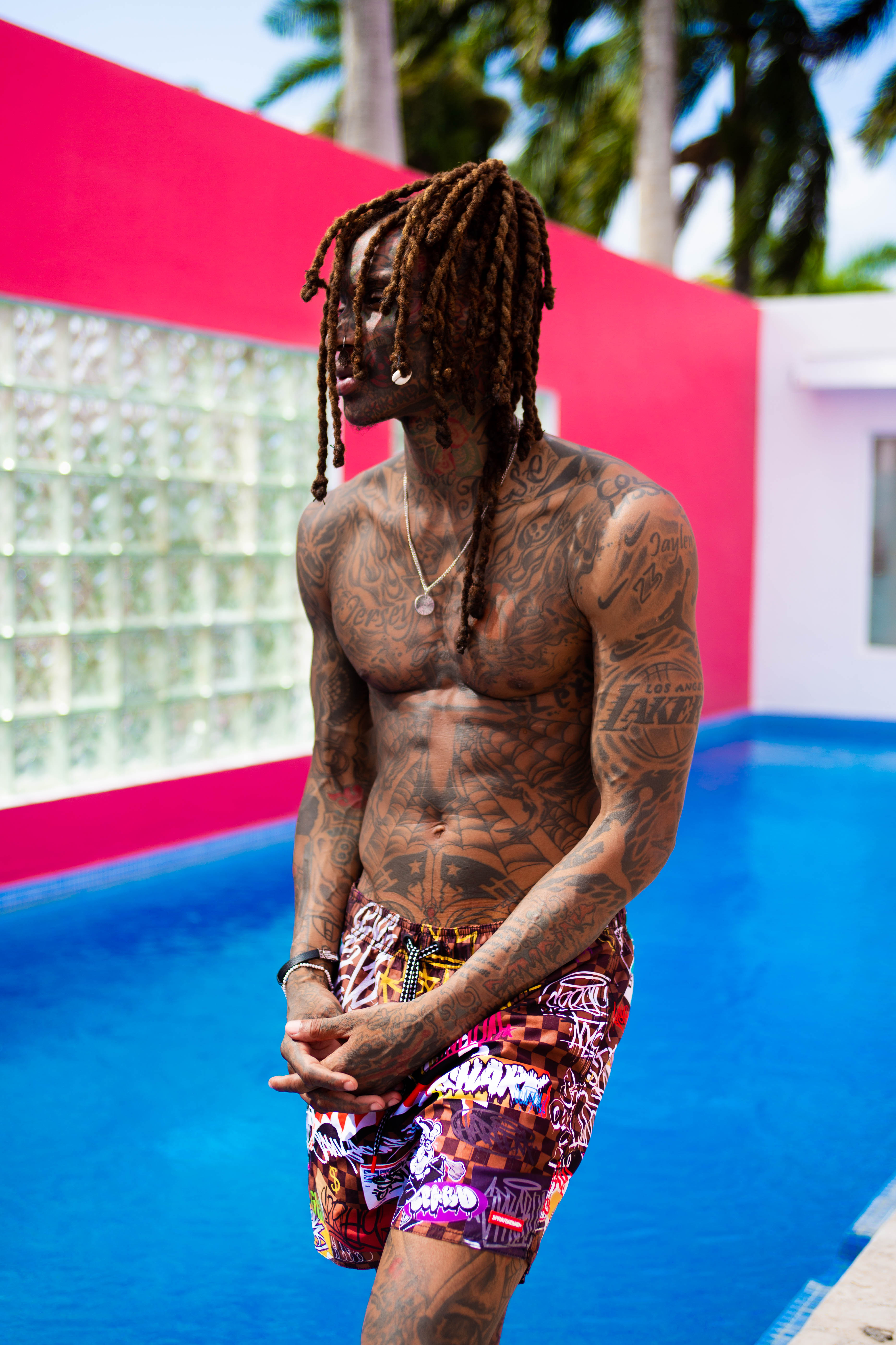 SHARKS IN PARIS JETSKI SWIM TRUNKS