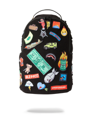 THE 32 REMOVABLE PATCHES VELCRO BACKPACK