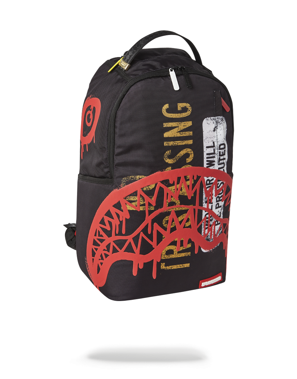 NO TRESPASSING BACKPACK