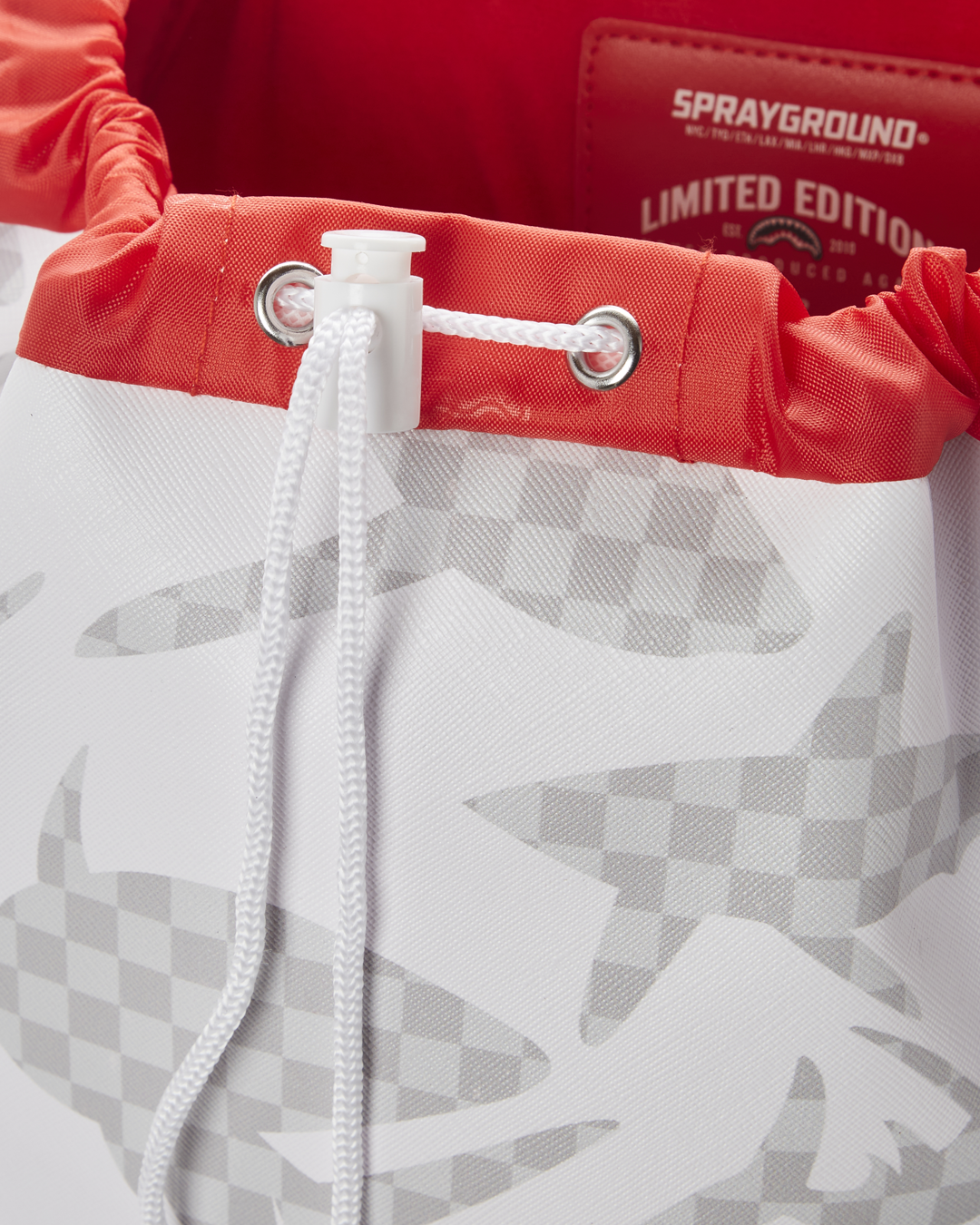 SHARK CHECK (WHITE) HILLS BACKPACK