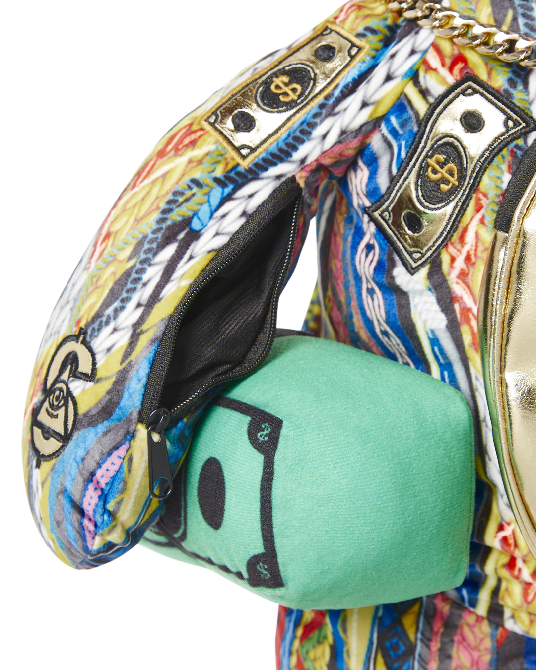 THE GOLDEN AGE MONEYBEAR TEDDYBEAR BACKPACK