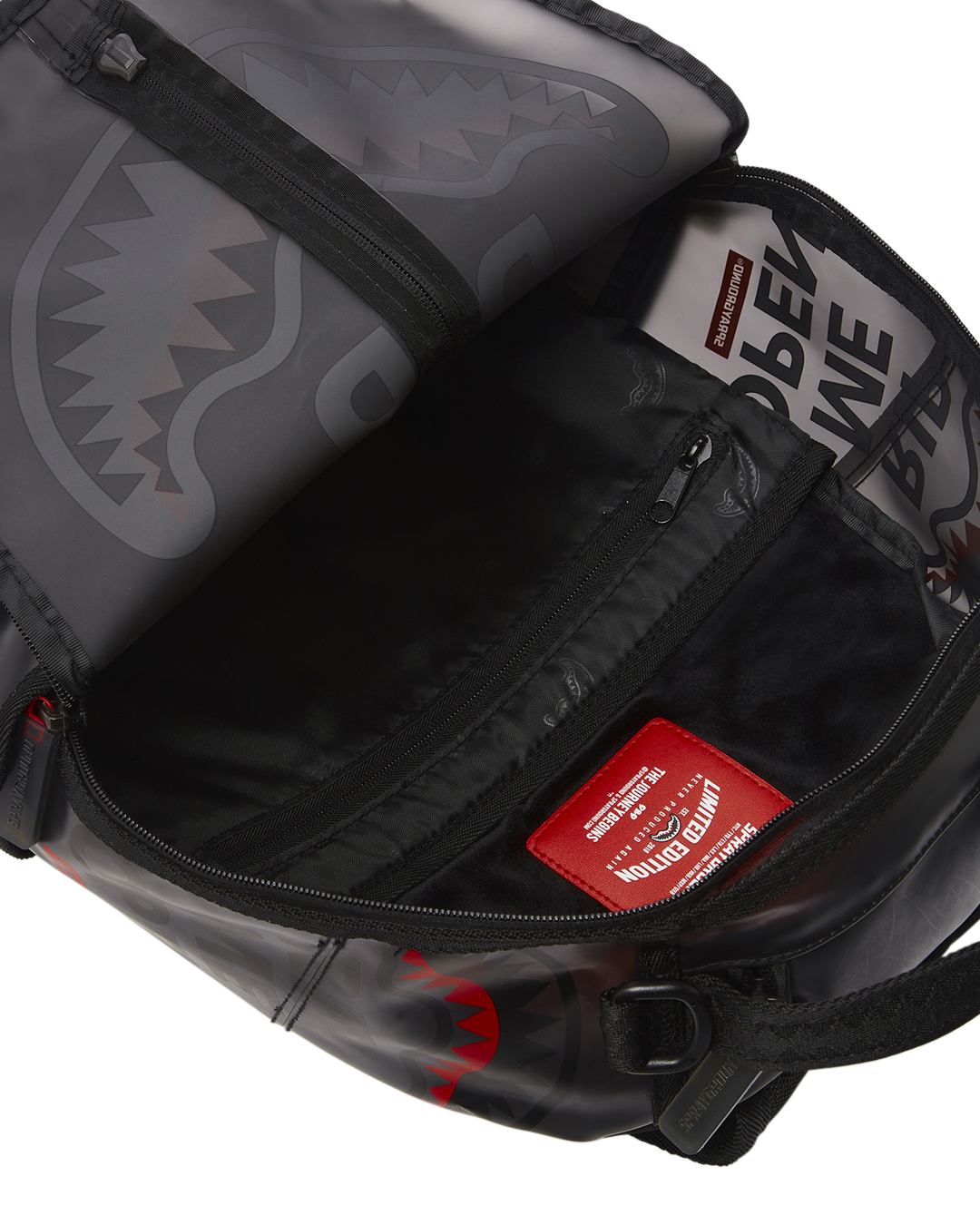 RIP ME OPEN BACKPACK (FROSTED TRANSPARENT)