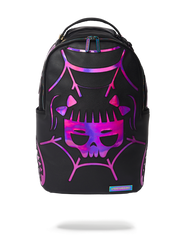 CAZZU IRIDESCENT CUT & SEW SPIDER SKULL SHARK BACKPACK (DLXV)
