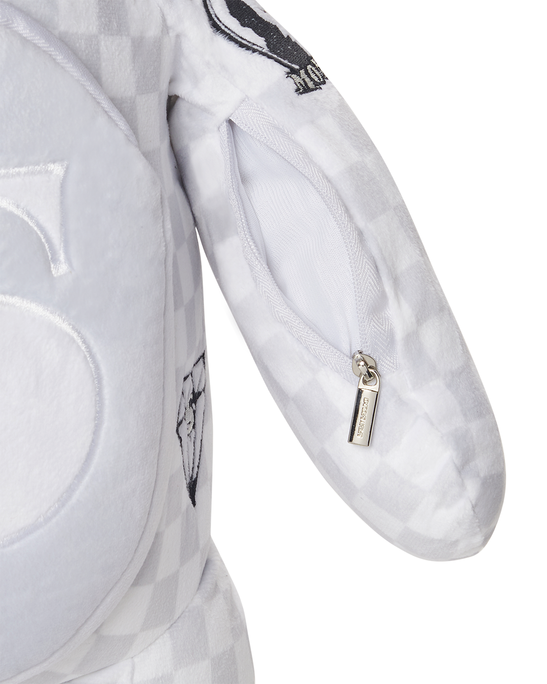 SPLIT THE CHECK (PEARL) MONEYBEAR TEDDYBEAR BACKPACK