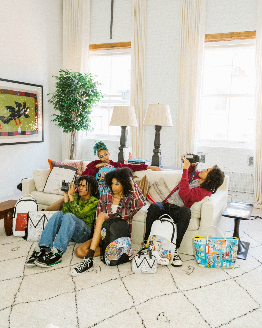 OFFICIAL BASQUIAT ACQUE PERICOLOSE 1981 BACKPACK (DLXV)