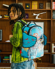 OFFICIAL BASQUIAT UNTITLED (FALLEN ANGEL) 1981 WING BACKPACK (DLXV)