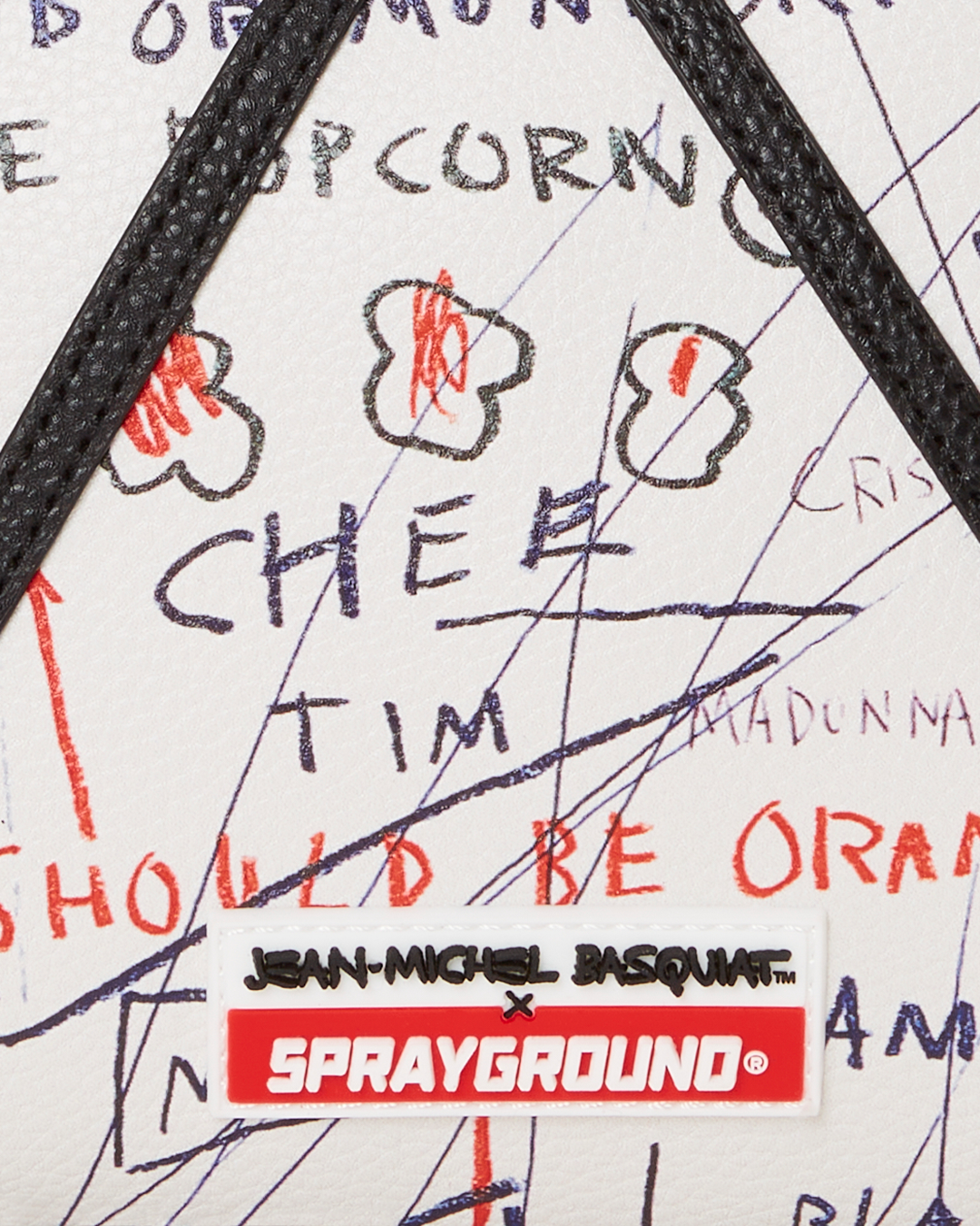 OFFICIAL BASQUIAT UNTITLED (CHEESE POPCORN) 1983 HANDBAG