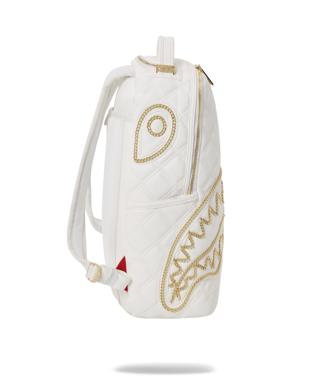 RIVIERA LE BLANC GOLD CHAIN SHARK BACKPACK (DLXV)