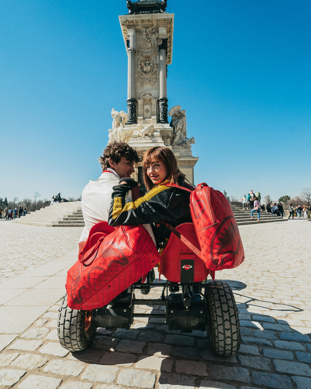 MONEY PATTERN BRICK BACKPACK (DLXV)