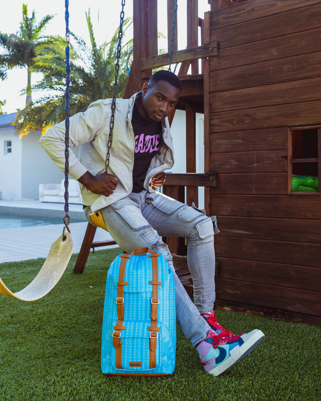 ILLUCHAINS TURQ HILLS BACKPACK