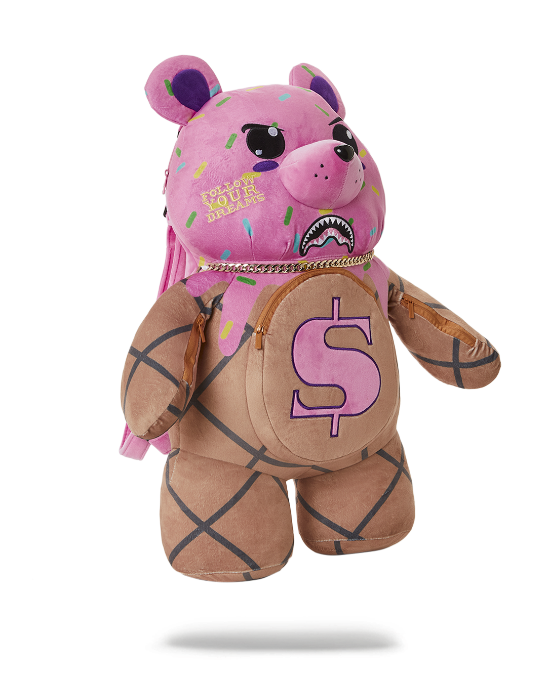 I SCREAM MONEYBEAR TEDDYBEAR BACKPACK