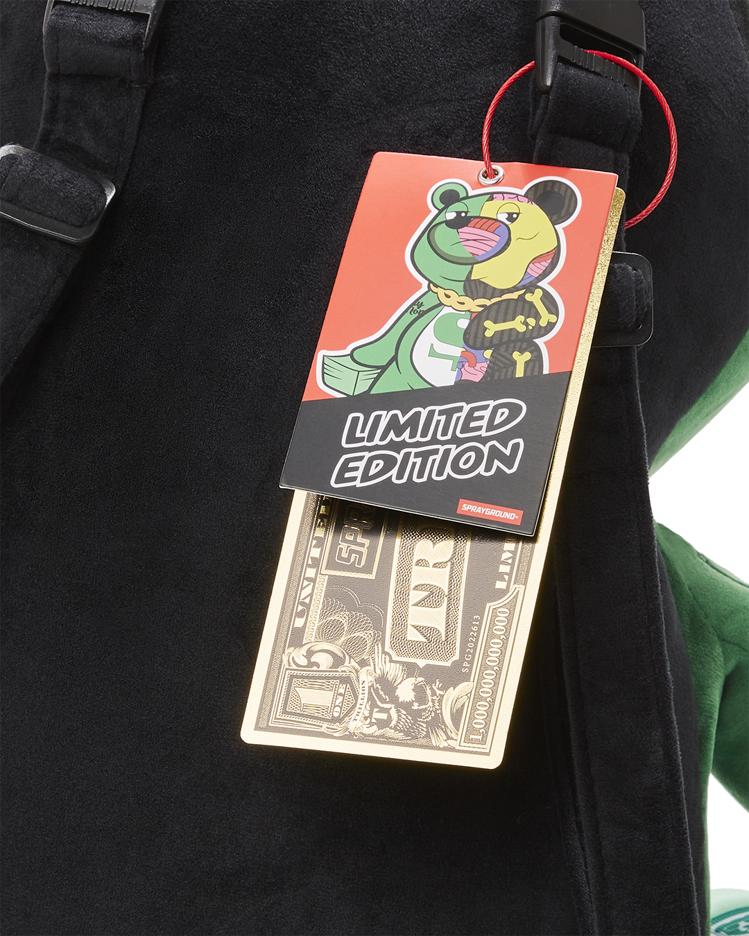 YOUNG X-RAY MONEYBEAR TEDDYBEAR BACKPACK