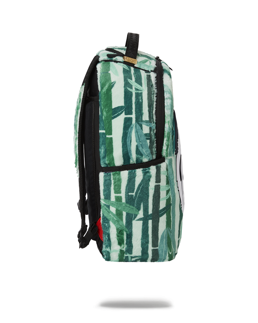 PANDA COZY VELOUR FUR BACKPACK