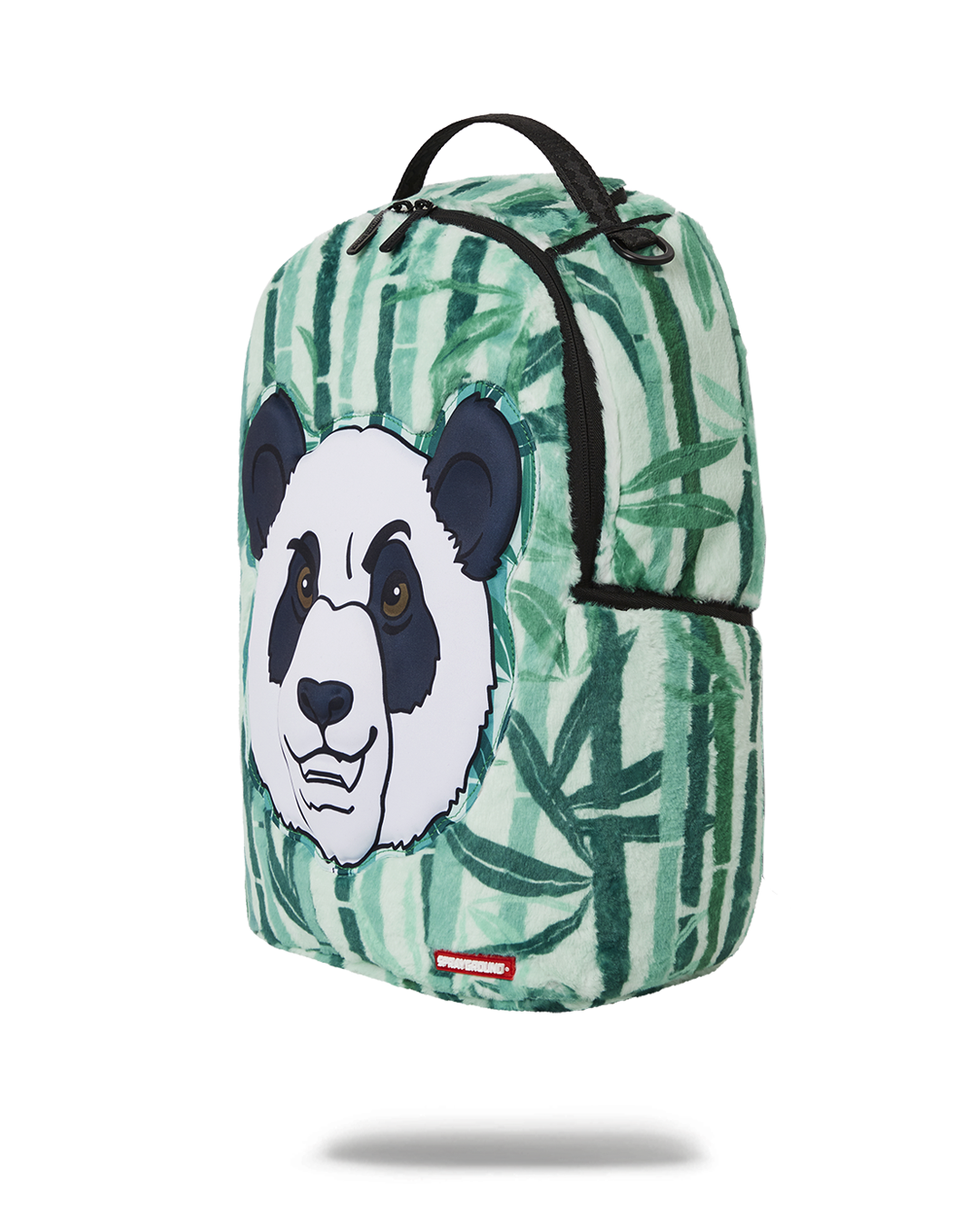 PANDA COZY VELOUR FUR BACKPACK