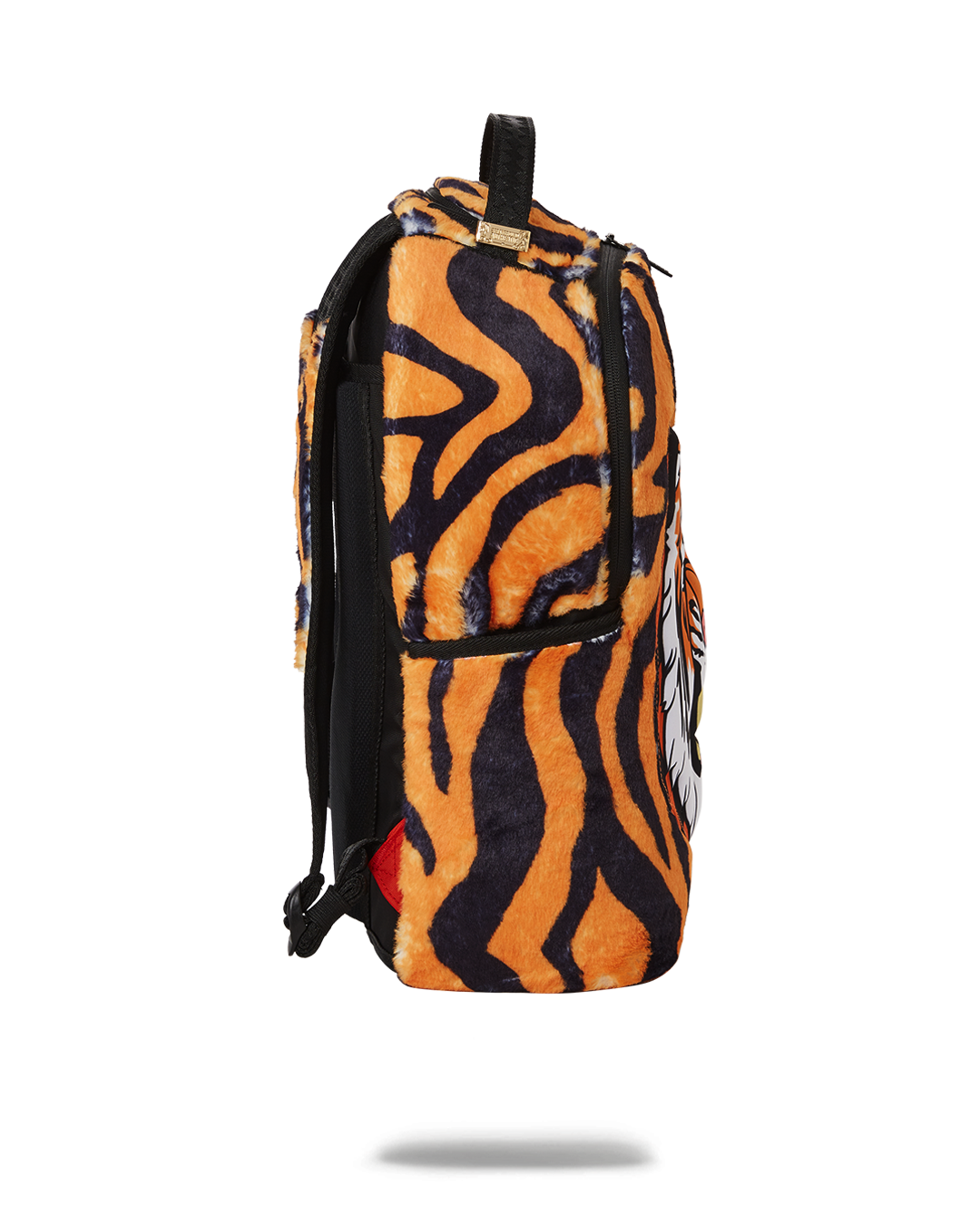 TIGER COZY VELOUR FUR BACKPACK