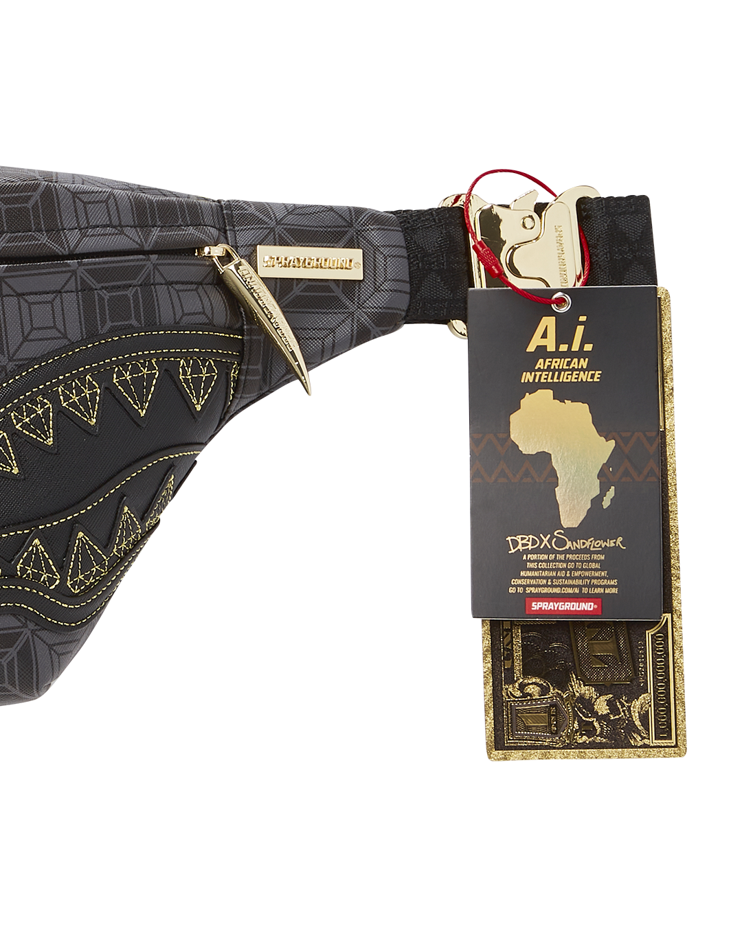 OBSIDIAN STUNNER A.i.6 SANDFLOWER COLLAB SAVVY CROSSBODY