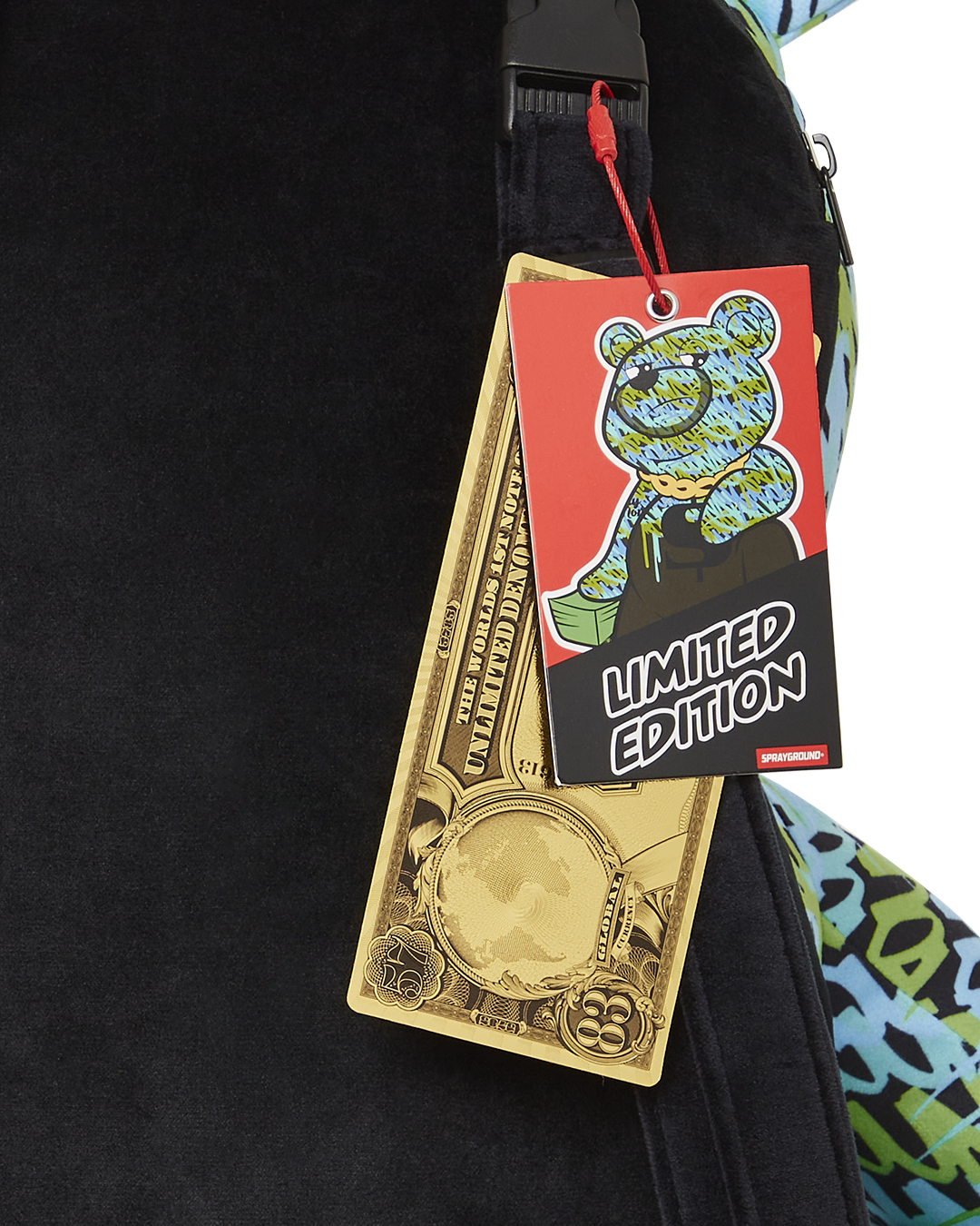 ROUGE THE GAWD MONEYBEAR TEDDYBEAR BACKPACK