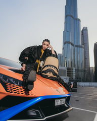 RAFFIA PALM BACKPACK